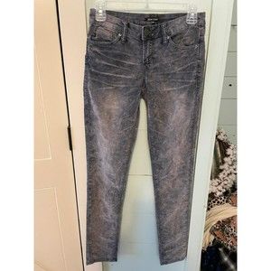 Dear John Low Rise Corduroy Pants Women's Size 25 Marbled Gray